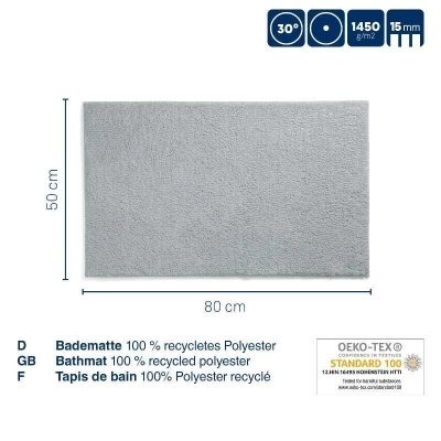 Kela Koupelnová předložka Maja 80x50 cm polyester písková béžová