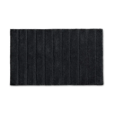 KELA Koupelnová předložka Megan 100% bavlna černá 80x50x1,6cm