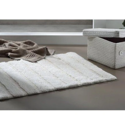 Kela Koupelnová předložka Megan 100% bavlna mechově zelená 100,0x60,0x1,6cm