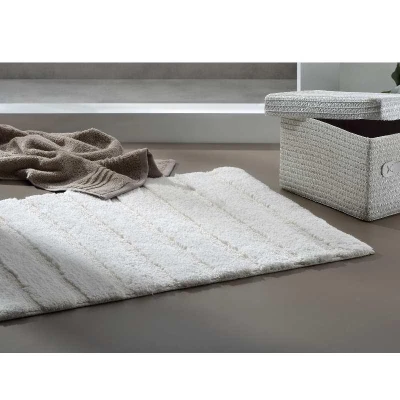 Kela Koupelnová předložka Megan 80x50 cm bavlněná žula šedá