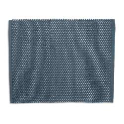 Kela Koupelnová předložka Miu směs bavlna/polyester kouřově modrá 65,0x55,0x1,0cm