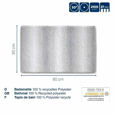 Kela Kúpeľňová predložka Ombre 80x50 cm polyester staroružová
