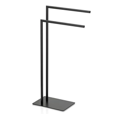 Kela Kovový vešiak na uteráky čierny v tvare L 30,0x20,0x81,0cm Kela Kovový vešiak na uteráky čierny v tvare L 30,0x20,0x81,0cm