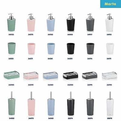 Kela Miska na mýdlo MARTA plast bílá