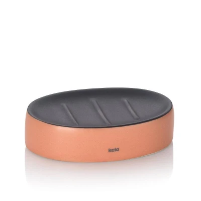 Kela Miska na mýdlo Matsi keramika broskvově růžová 12,5x8,5x3,0cm Kela Miska na mýdlo Matsi keramika broskvově růžová 12,5x8,5x3,0cm