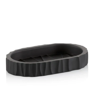 Kela Miska na mýdlo Merida polyresin černá 15,0x9,0x2,5cm Kela Miska na mýdlo Merida polyresin černá 15,0x9,0x2,5cm