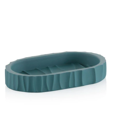 Kela Miska na mýdlo Merida polyresin petrol 15,0x9,0x2,5cm Kela Miska na mýdlo Merida polyresin petrol 15,0x9,0x2,5cm