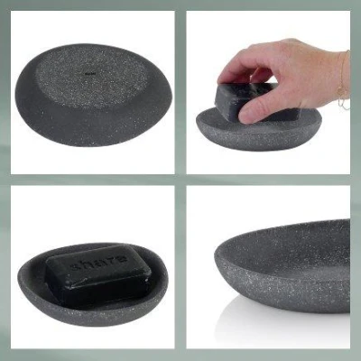 Kela Miska na mydlo Roda cement terra 12,0x11,0x2,5cm