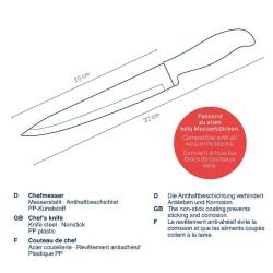 Kela Nůž kuchařský Acida nerez černý 32,0cm