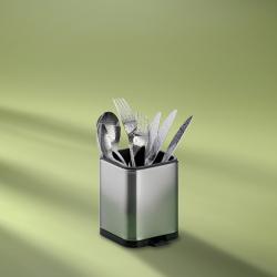 Kela Odkapávač na příbory Plata nerez matná stříbrná 10,0x11,5x12,5cm