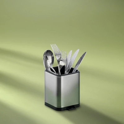 Kela Odkapávač na příbory Plata nerez matná stříbrná 10,0x11,5x12,5cm