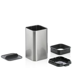 Kela Odkapávač na příbory Plata nerez matná stříbrná 10,0x11,5x18,5cm
