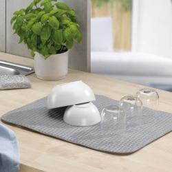 Kela Odkapávací podložka Rapida 100% polyester černá 50,0x38,0cm