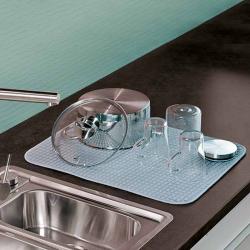 Kela Odkapávací podložka Rapida 100% polyester černá 50,0x38,0cm