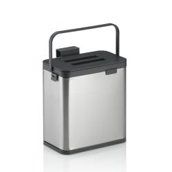 Kela Odpadkový koš na bio odpad Plata nerez matná stříbrná 20,5x13,0x21,0cm 2,1l Kela Odpadkový koš na bio odpad Plata nerez matná stříbrná 20,5x13,0x21,0cm 2,1l