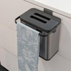 Kela Odpadkový koš na bio odpad Plata nerez matná stříbrná 20,5x13,0x21,0cm 2,1l