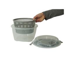 Kela Odstředivka na salát MAILIN plast šedá