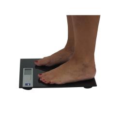 Kela Osobní váha digitální skleněná černá do 150kg GRAPHITO