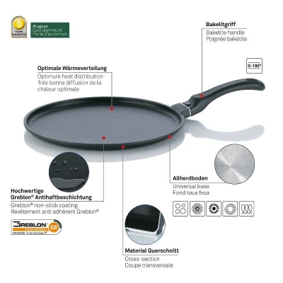 Kela Pánev na palačinky 28 cm KERROS