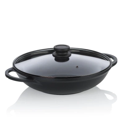 Kela Pánev Wok Atura litý hliník černá 4 l Kela Pánev Wok Atura litý hliník černá 4 l