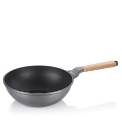 Kela Pánev Wok Vitana litý hliník šedá 10,0cm 30,0cm 5,0l Kela Pánev Wok Vitana litý hliník šedá 10,0cm 30,0cm 5,0l