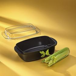 Kela Pekáč Atura s poklicí litý hliník černý 40x22,5x16 cm 4,5 l