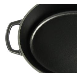 Kela Pekáč litinový s poklicí CALIDO 33x26 cm černá