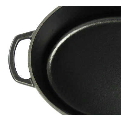 Kela Pekáč litinový s poklicí CALIDO 33x26 cm černá