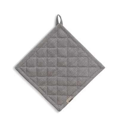 Kela Podložka pod hrnec Puro 55% bavlna/45% len šedý 20,0x20,0cm