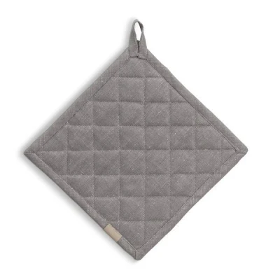 Kela Podložka pod hrnec Puro 55% bavlna/45% len šedý 20,0x20,0cm