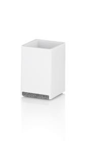 Kela Pohár Cube polyresin bílá Kela Pohár Cube polyresin bílá