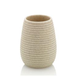 Kela KL-24102 Pohár MEDEA poly béžová H 11cm / Ř 8cm