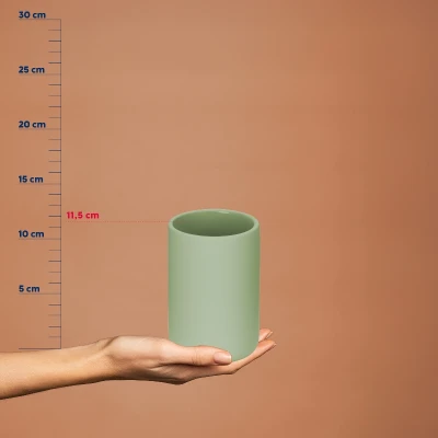 Kela Pohár Sana keramický 11,5 cm zelený