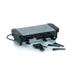 Kela Raclette gril CENERI s žulovou grilovací plochou 8 pánviček