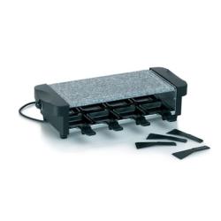 Kela Raclette gril CENERI s žulovou grilovací plochou 8 pánviček