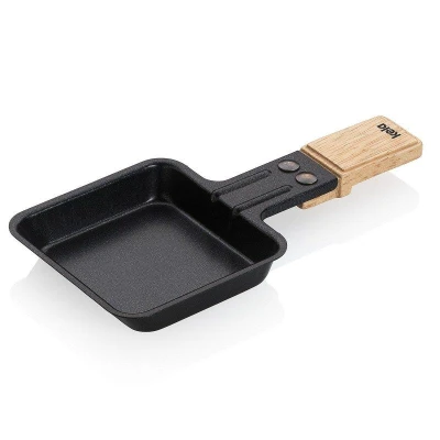 KELA Raclette pánev BEDRETTO ocelová černá s nepřilnavým povrchem 18x8,5x2 cm