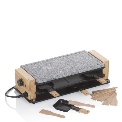 Kela Raclette/Stone Bedretto Granite black 8 osob 49,0x20,5x12,5cm Kela Raclette/Stone Bedretto Granite black 8 osob 49,0x20,5x12,5cm