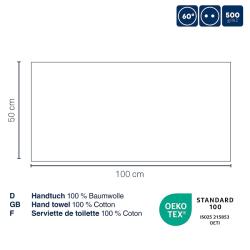 Kela Ručník LADESSA 100% bavlna tm.šedá 50x100cm