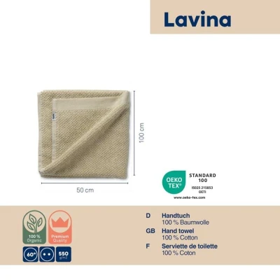 Kela Ručník LAVINIA 100% bavlna béžová 50 x100cm