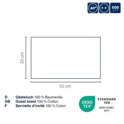 Kela Ručník Leonora 100% bavlna červená 50x30 cm