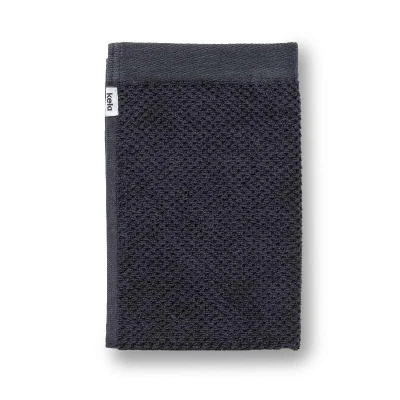 KELA Ručník pro hosty Lavinia 100% bavlna černá 30,0x50,0cm
