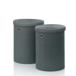 Kela Sada prádelních košů RIMOSSA PP plastic, šedá