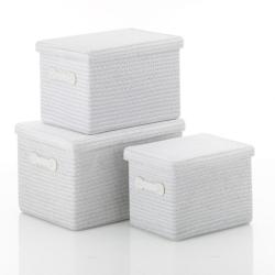 Kela Sada košů RIMOSSA 3 ks bílá Kela Sada košů RIMOSSA 3 ks bílá