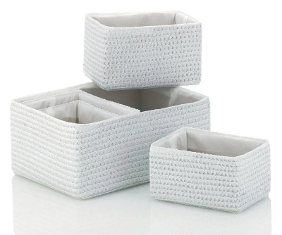 Kela Sada košů RIMOSSA 5ks, plast bílá