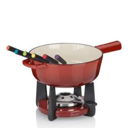 Kela Sada na sýrové fondue Calido litinová červená 33,5x17,5cm 20,0cm 1,8l Kela Sada na sýrové fondue Calido litinová červená 33,5x17,5cm 20,0cm 1,8l