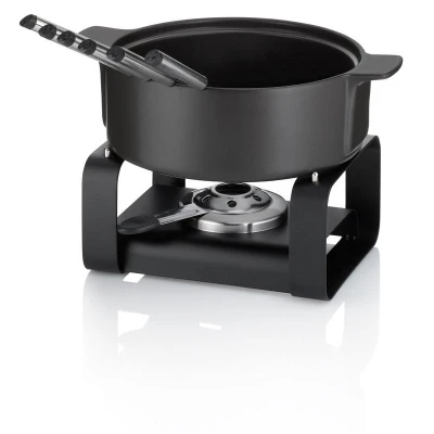 Kela Sada na sýrové fondue Roman keramika černá 9 kusů Kela Sada na sýrové fondue Roman keramika černá 9 kusů