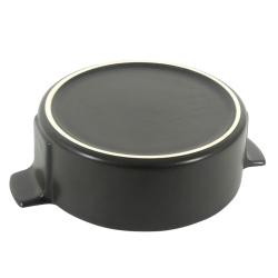 Kela Sada na sýrové fondue Roman keramika černá 9 kusů