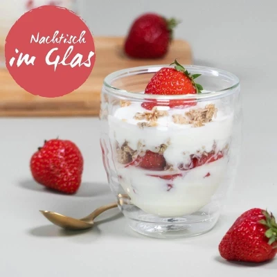 Kela Sklenice na cappuccino CESENA sada 2 ks, 200 ml