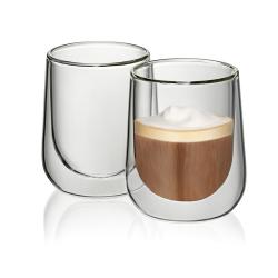 Kela KL-12404 Sklenice na cappuccino FONTANA sada 2 ks 180 ml