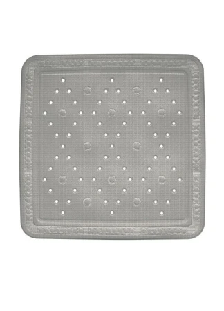 Kela Sprchová podložka KRETA PVC šedá 55x55cm